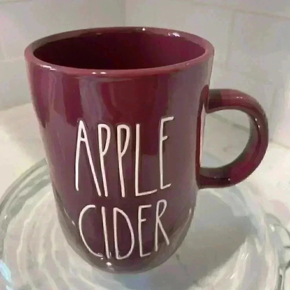 Rae Dunn "Apple Cider" Coffee / Tea Mug Red Artisan Collection by Magenta 20 oz - Picture 9 of 13